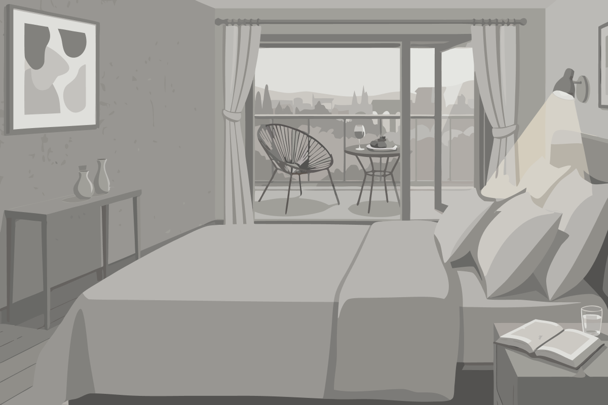 Apartment mit 1 Schlafzimmer